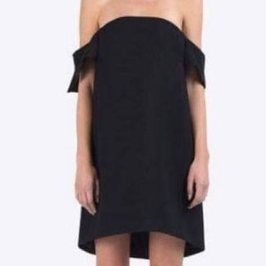 OAK + FORT Off Shoulder Dress Black - Perfect Condition- Quality Material